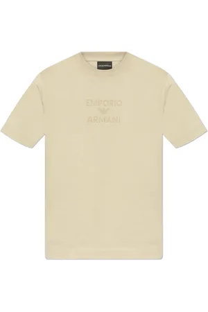 Emporio Armani Top, Herre, , 3XL, Bomuld, T-shirt med logo
