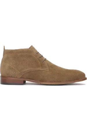 Kazar Sko, Herre, Grøn, 40 EU, Suede, Suede støvler med bundet øvre