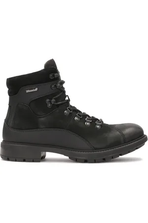 Kazar Sko, Herre, Sort, 42 EU, Uld, Alsidige isolerede støvler lavet af ruskind og nubuck