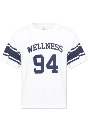 Sporty & Rich Top, Herre, Hvid, L, Bomuld, T-shirt fra Paris-kollektionen