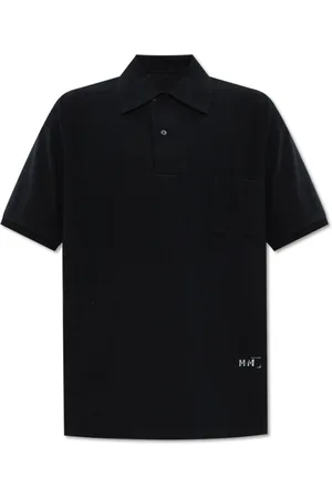 Maison Margiela Top, Herre, Sort, L, Bomuld, Polo med logo