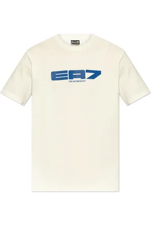 EA7 Top, Herre, , L, Bomuld, T-shirt med logo