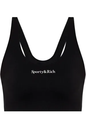 Sporty & Rich Top, Dame, Sort, S, Nylon, Top fra Core-kollektionen