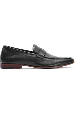 Kazar Sko, Herre, Sort, 43 EU, Læder, Herres sorte loafers