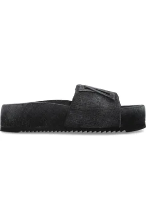 vic matiè Sko, Dame, Grå, 41 EU, Denim, Slides Denim