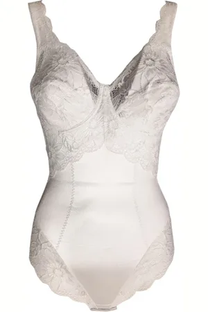 Lisanza Top, Dame, Hvid, 2XL, Hvid Cup C Stil Bh