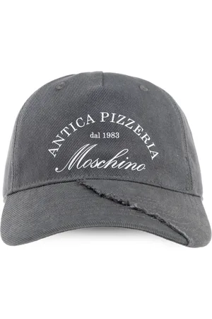 Moschino Tilbehør, Herre, Grå, ONE SIZE, Bomuld, Baseballkasket