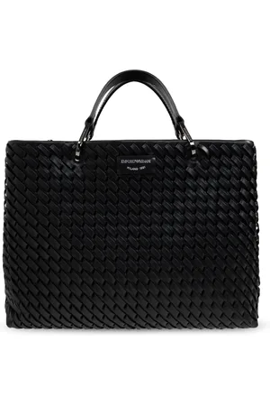 Emporio Armani Taske, Dame, Sort, ONE SIZE, Læder, Læder Shopper Taske