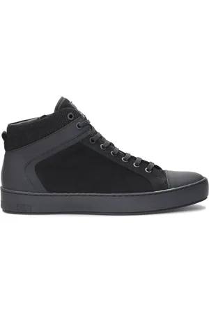 Kazar Sko, Herre, Sort, 44 EU, Læder, Sorte sneakers til mænd