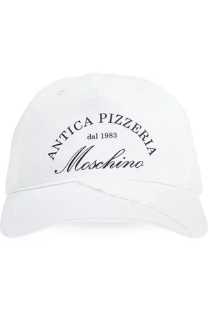 Moschino Tilbehør, Herre, Hvid, ONE SIZE, Bomuld, Baseballkasket