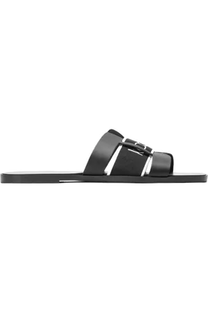 Kazar Sko, Dame, Sort, 39 EU, Læder, Sorte slides til damer