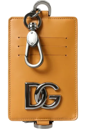 Dolce & Gabbana Tilbehør, Herre, , ONE SIZE, Uld, Elegant Lderkortholder Pung