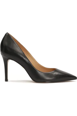 Kazar Sko, Dame, Sort, 39 EU, Læder, Klassiske læderpumps på en høj stilettohæl