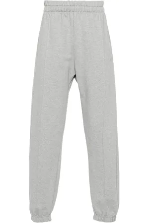 GCDS Bukser, Herre, Grå, L, Uld, Grå Logo Sweatpants