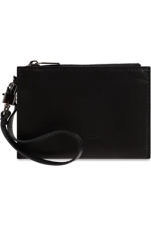 YOHJI YAMAMOTO Tilbehør, unisex, Sort, ONE SIZE, Læder, Nøgleetui