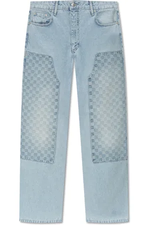 MISBHV Jeans, Dame, Blå, W28, Bomuld, Straight leg jeans