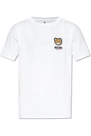 Moschino Top, Herre, Hvid, XL, Bomuld, T-shirt fra undertøjssamlingen