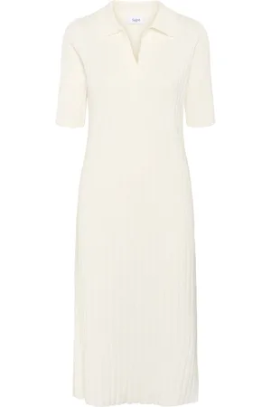 Saint Tropez Kjole, Dame, , S, Uld, Polo Kjole med Korte Ærmer