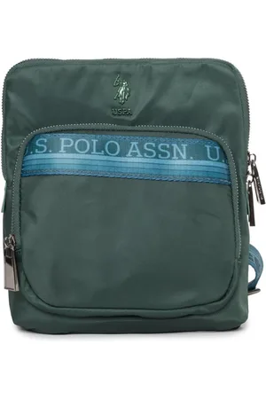U.S. Polo Assn. Taske, Herre, Grøn, ONE SIZE, Uld, Justerbar Lynlås Skuldertaske