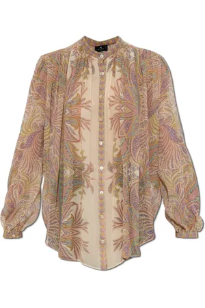 Etro Bluser & Skjorter, Dame, Flerfarvet, S, Silkeskjorte