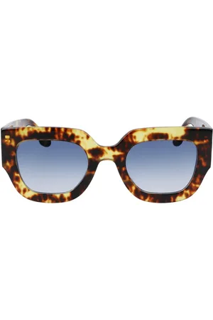 Victoria Beckham Tilbehør, Dame, Brun, ONE SIZE, Firkantet Acetat Solbriller