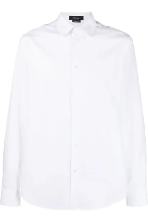 VERSACE Skjorte, Herre, Hvid, 2XL, Afslappet Skjorte