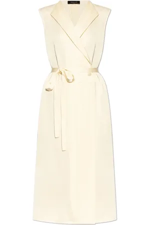Fabiana Filippi Kjole, Dame, , M, Satin, Satinkjole med taljebælte