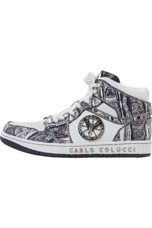 Carlo Colucci Sko, unisex, Flerfarvet, 42 EU, High-Strick Sneaker Dal Ri - Unikt Kunstnerisk Design