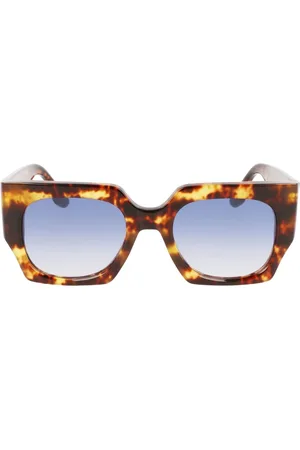 Victoria Beckham Tilbehør, Dame, Brun, ONE SIZE, Firkantet Acetat Solbriller