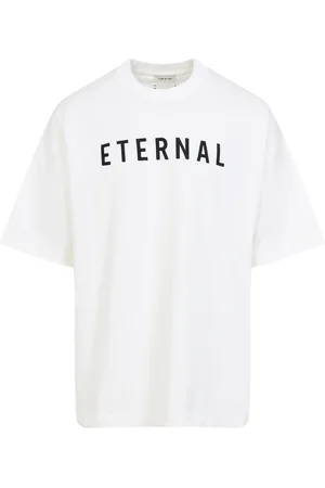 FEAR OF GOD Top, Herre, Hvid, S, Bomuld, Hvid T-shirt med Moderne Silhuet