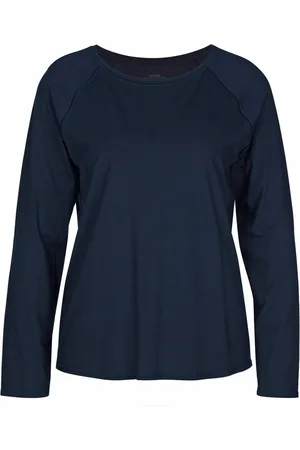 Calida Top, Dame, Blå, S, Langærmet skjorte