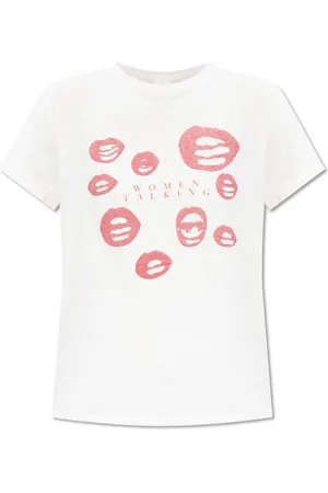 RE/DONE Top, Dame, Hvid, XS, Bomuld, T-shirt med tryk