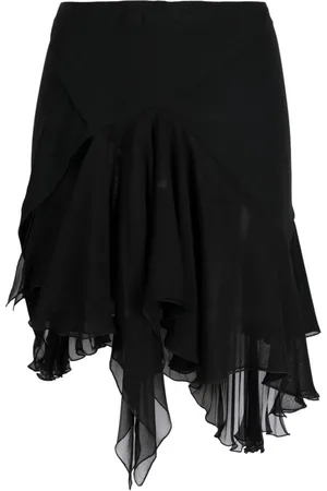 VERSACE Nederdel, Dame, Sort, XS, Elegant Sort Nederdel