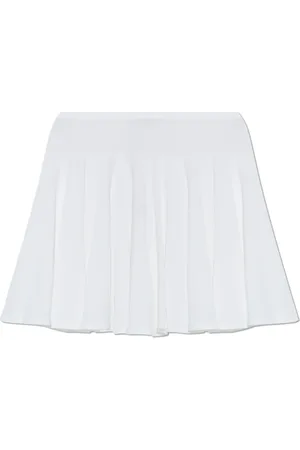 Alaïa Nederdel, Dame, Hvid, 2XS, Tyl, Vid nederdel