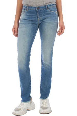 Emporio Armani Jeans, Dame, Blå, W25, Bomuld, Push-Up Skinny Jeans