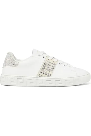 VERSACE Sko, Dame, Hvid, 38 EU, Ivory Sneakers