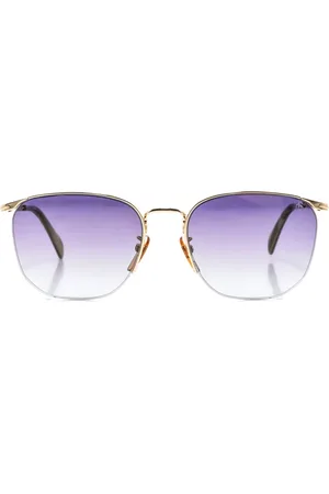 DB EYEWEAR BY DAVID BECKHAM Tilbehør, Herre, Gul, ONE SIZE, Firkantet Metal Solbriller