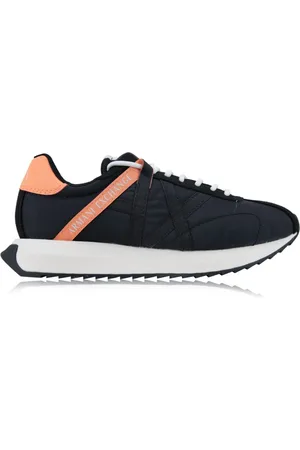 Armani Exchange Sko, Herre, Sort, 39 EU, Læder, Herre Snøresko Sneakers