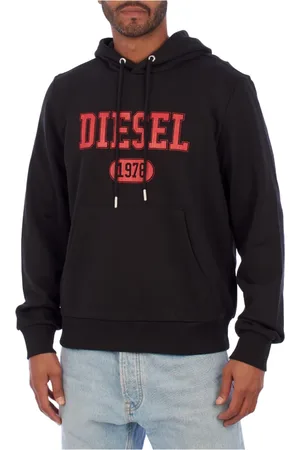 Diesel Sweathshirts & Hoodies, Herre, Sort, L, Bomuld, Urban Hættetrøje