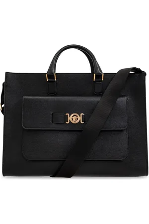 VERSACE Taske, Herre, Sort, ONE SIZE, Læder, Lædermappe 