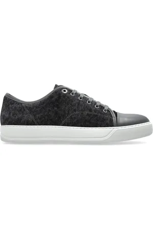 Lanvin Sko, Herre, Sort, 40 EU, Suede, Suede Sneakers