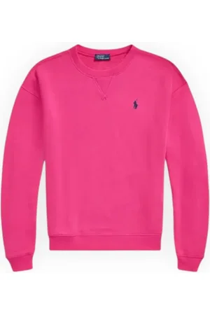Ralph Lauren Sweathshirts & Hoodies, Dame, Lyserød, XS, Uld, Fleece Sweatshirt