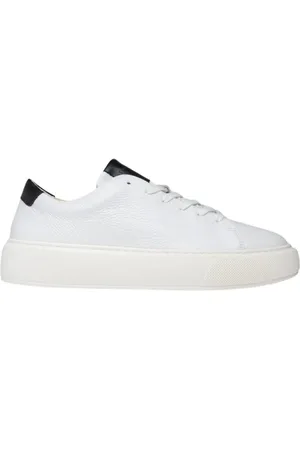 Sneaky Steve Sko, unisex, Hvid, 44 EU, Læder, Starlight U Sort/Hvid