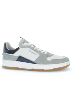 Woolrich Sko, Herre, Grå, 41 EU, Læder, Klassiske Basket Sneakers