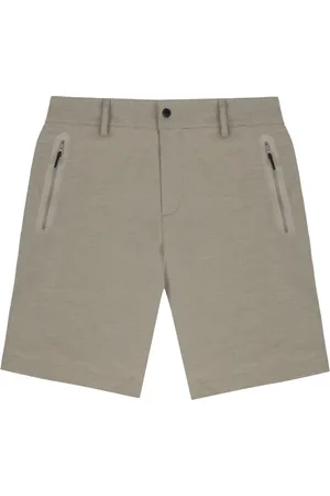 PEOPLE OF SHIBUYA Shorts, Herre, Grøn, S, Linned, Miyazaki Bermuda Shorts