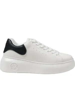 Armani Exchange Sko, Dame, Hvid, 36 EU, Polyester, Polyester Damesneakers Kollektion