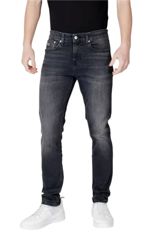 Tommy Hilfiger Jeans, Herre, Sort, W38 L32, Bomuld, Slim Jeans Collection i Protokol Bomuld