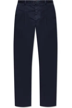 Paul Smith Bukser, Herre, Blå, W31, Bomuld, Plisserede Bukser