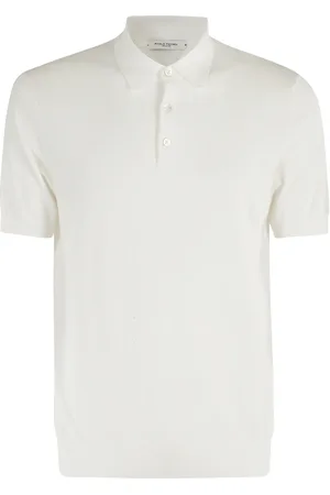 Paolo Pecora Top, Herre, Hvid, XL, Polo Skjorte