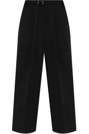 Jil Sander Bukser, Dame, Sort, XS, Uld, Uldbukser